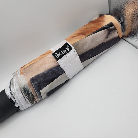 Cat Box Umbrella Cat Print Rain Spring Unique Gift NWT - Picture 3 of 5